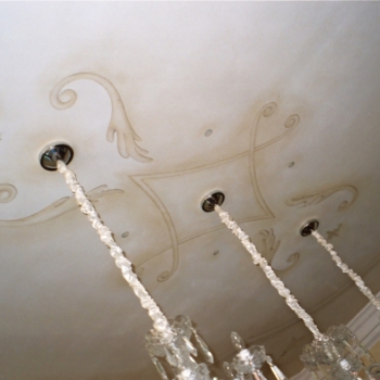Neoclassical Dining Room Ceiling.