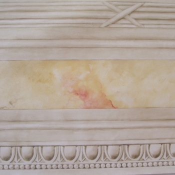 A faux marble effect