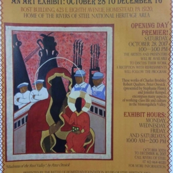 Exhibit poster featuring Jennifer's work.