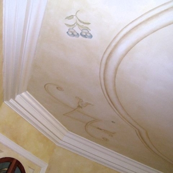 Neoclassical Dining Room Ceiling.