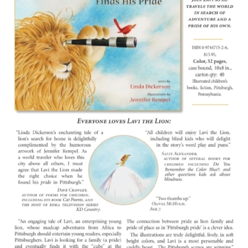 Jennifer illustrated 'Lavi the Lion'