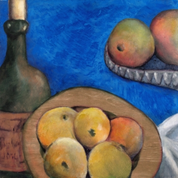 'Cezanne’s Oranges' still-life painting.