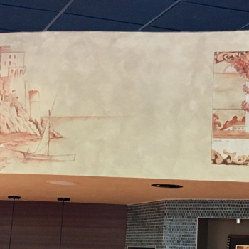 Amalfi Coast Mural - Molinaro Ristorante