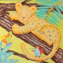 Child's painting - jaguar